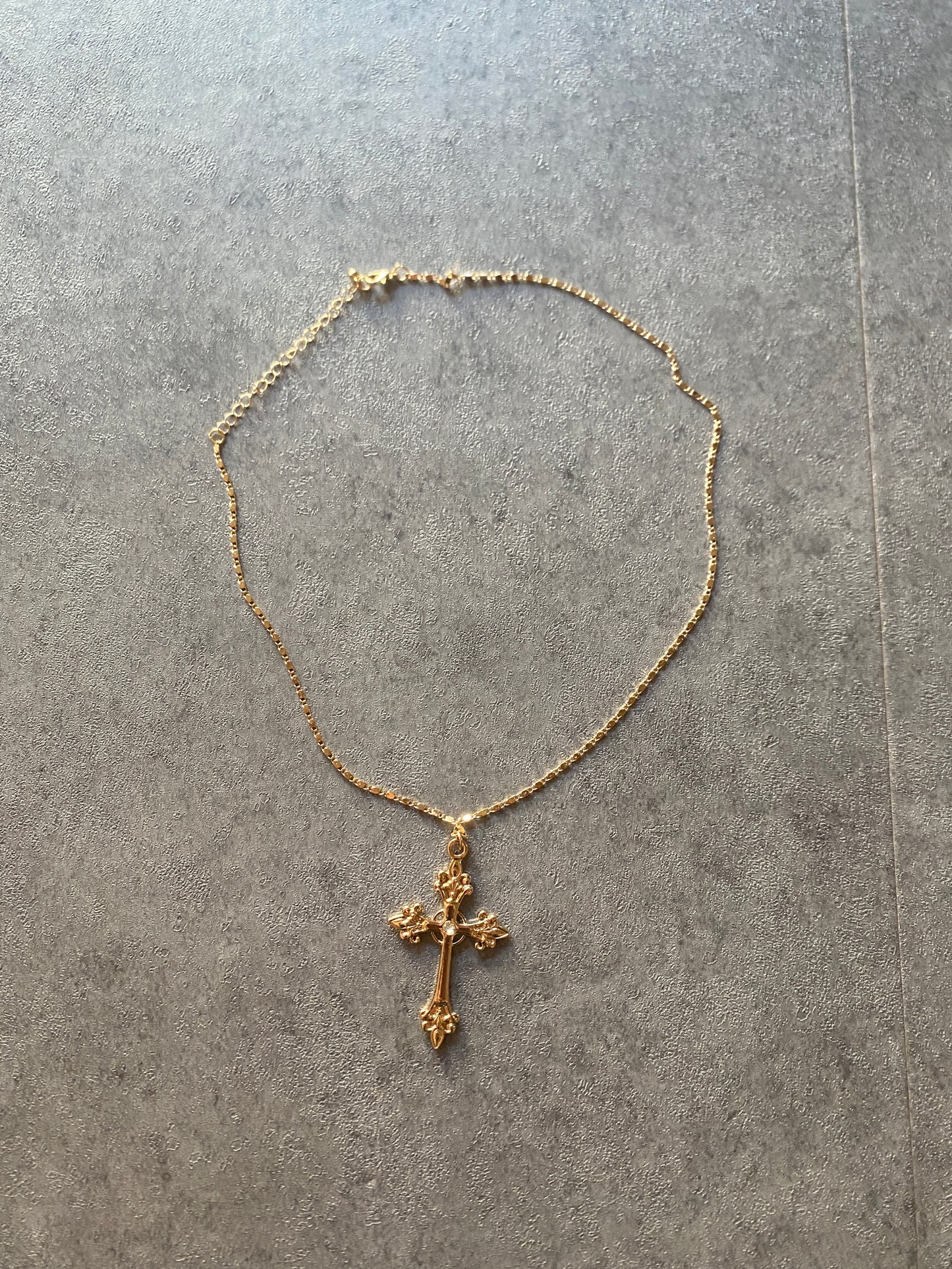 Necklace , Gold cross necklace bundle (4)