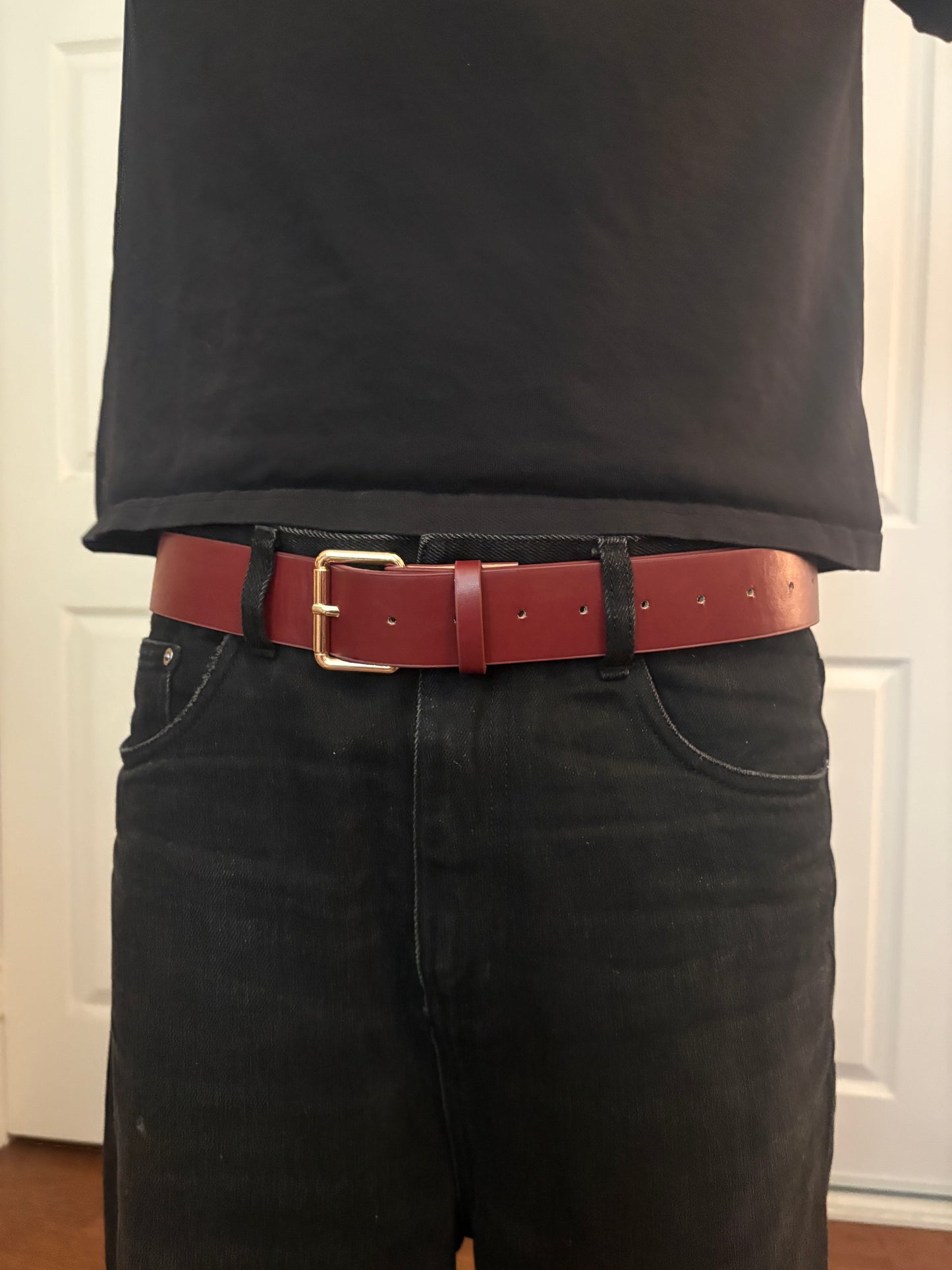 Belt , “ wine “ red belt