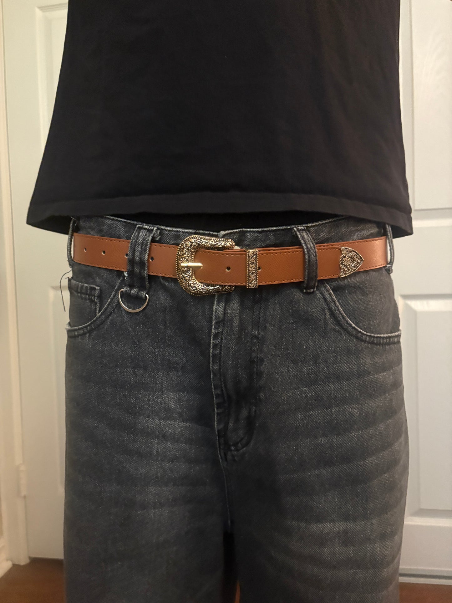 Belt , western brown belt
