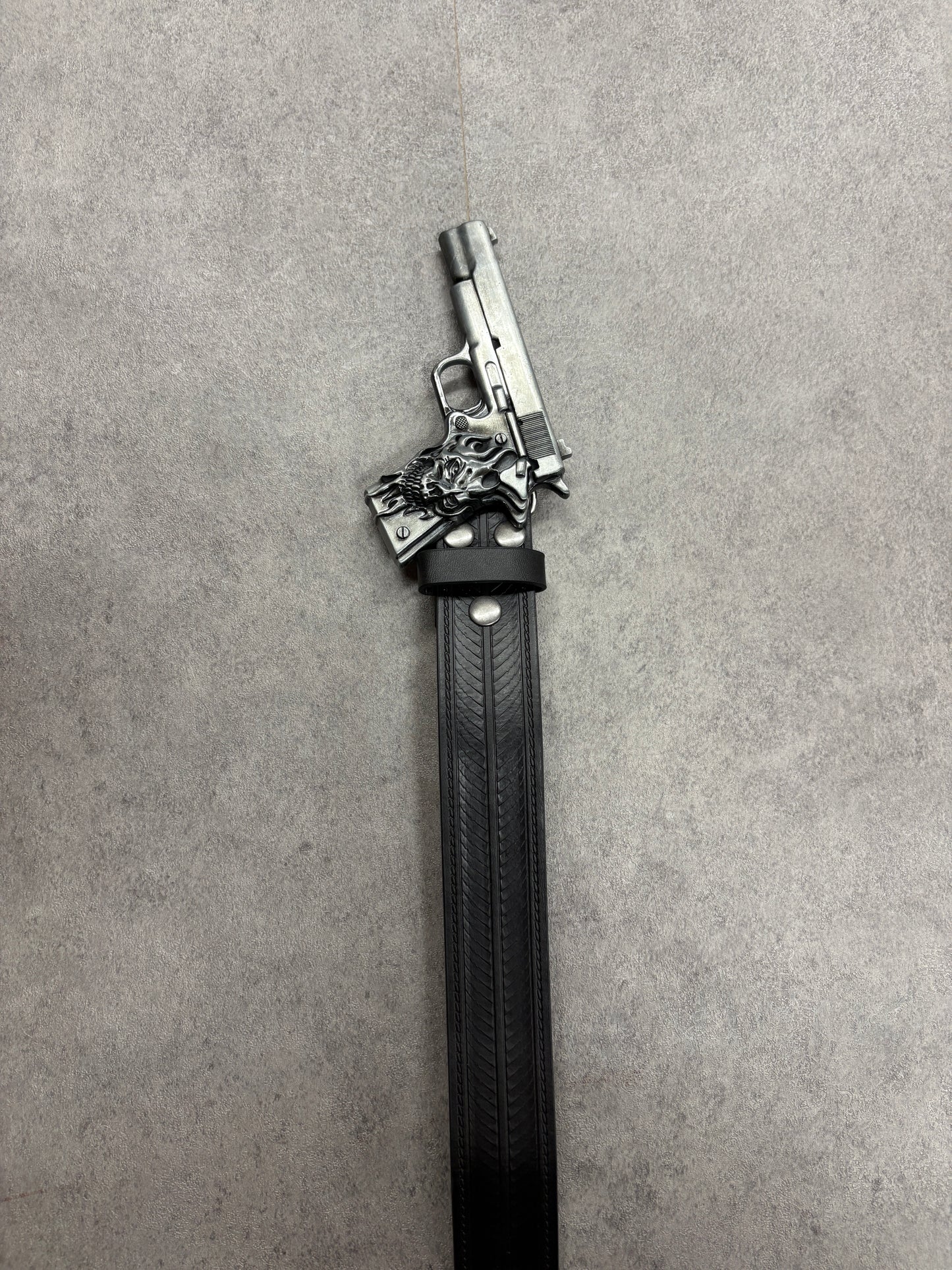 Black “ ghost rider “ belt