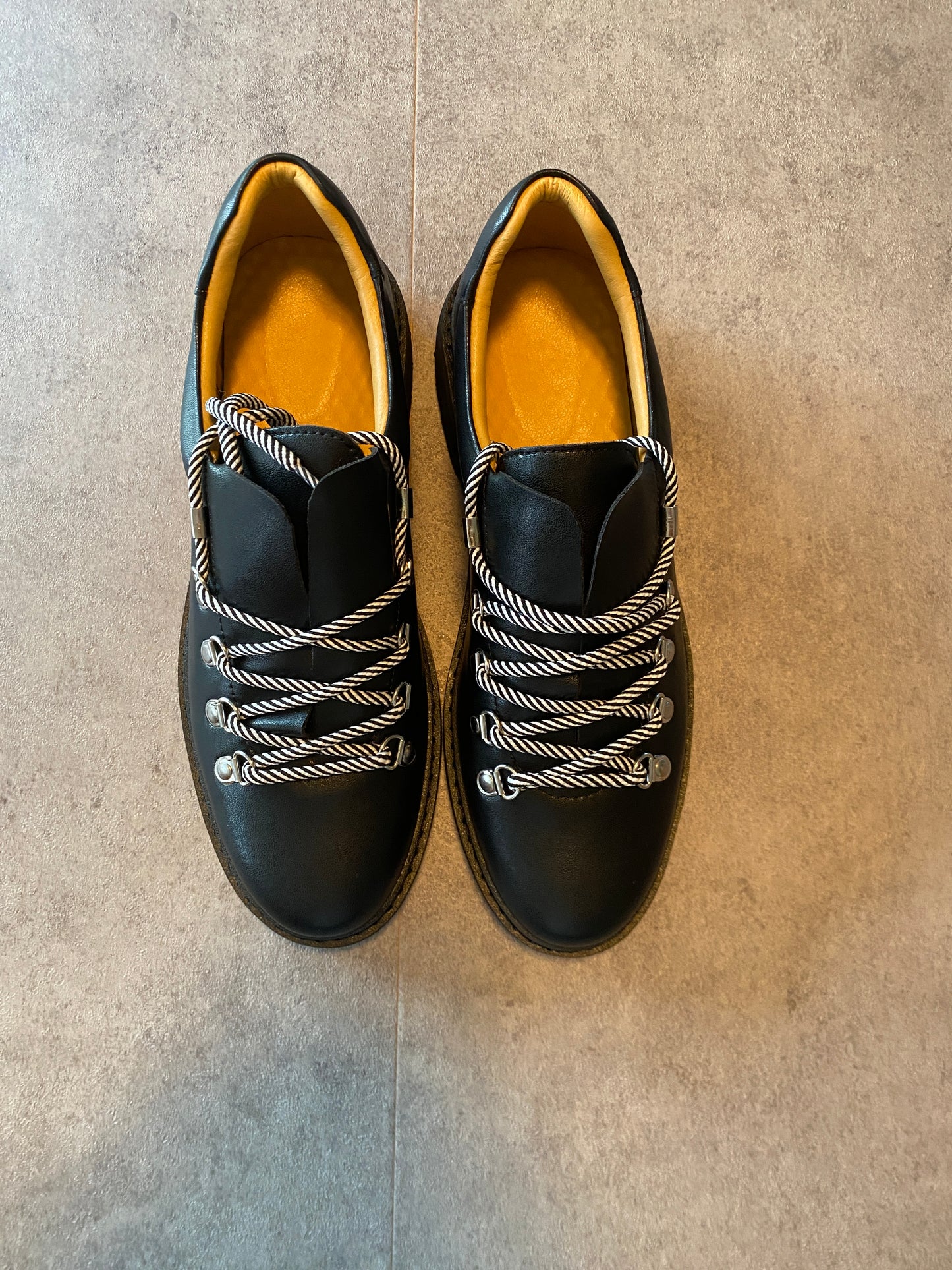 Shoes , Black chunky hiking boots