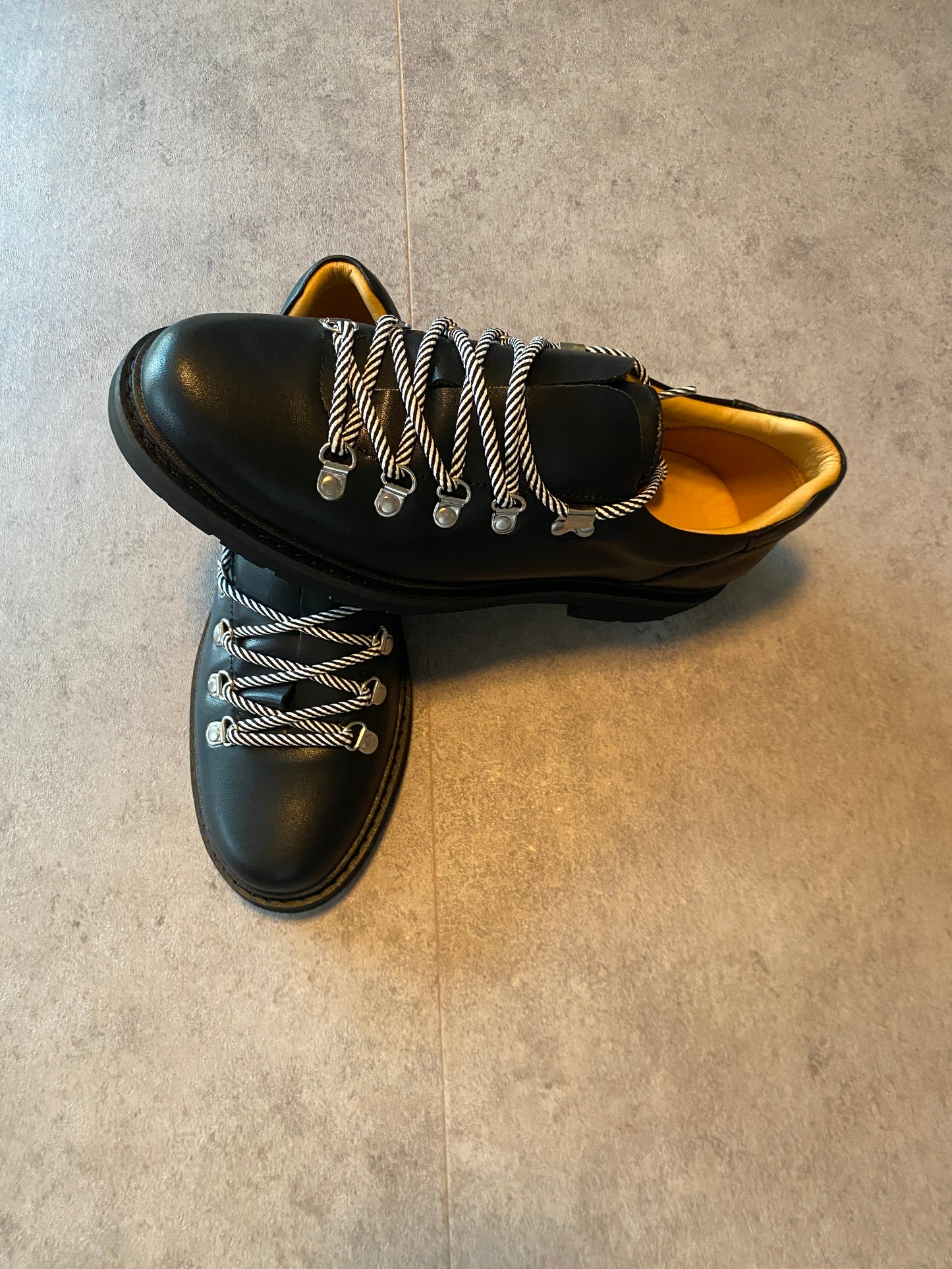 Shoes , Black chunky hiking boots
