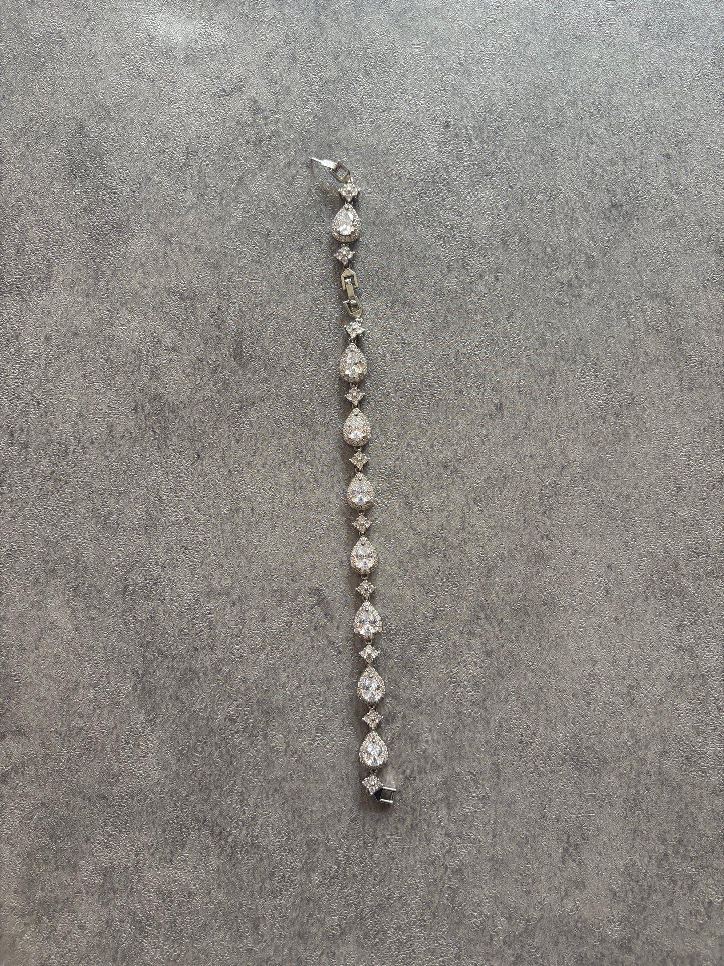 Bracelet, Silver crystal bracelet