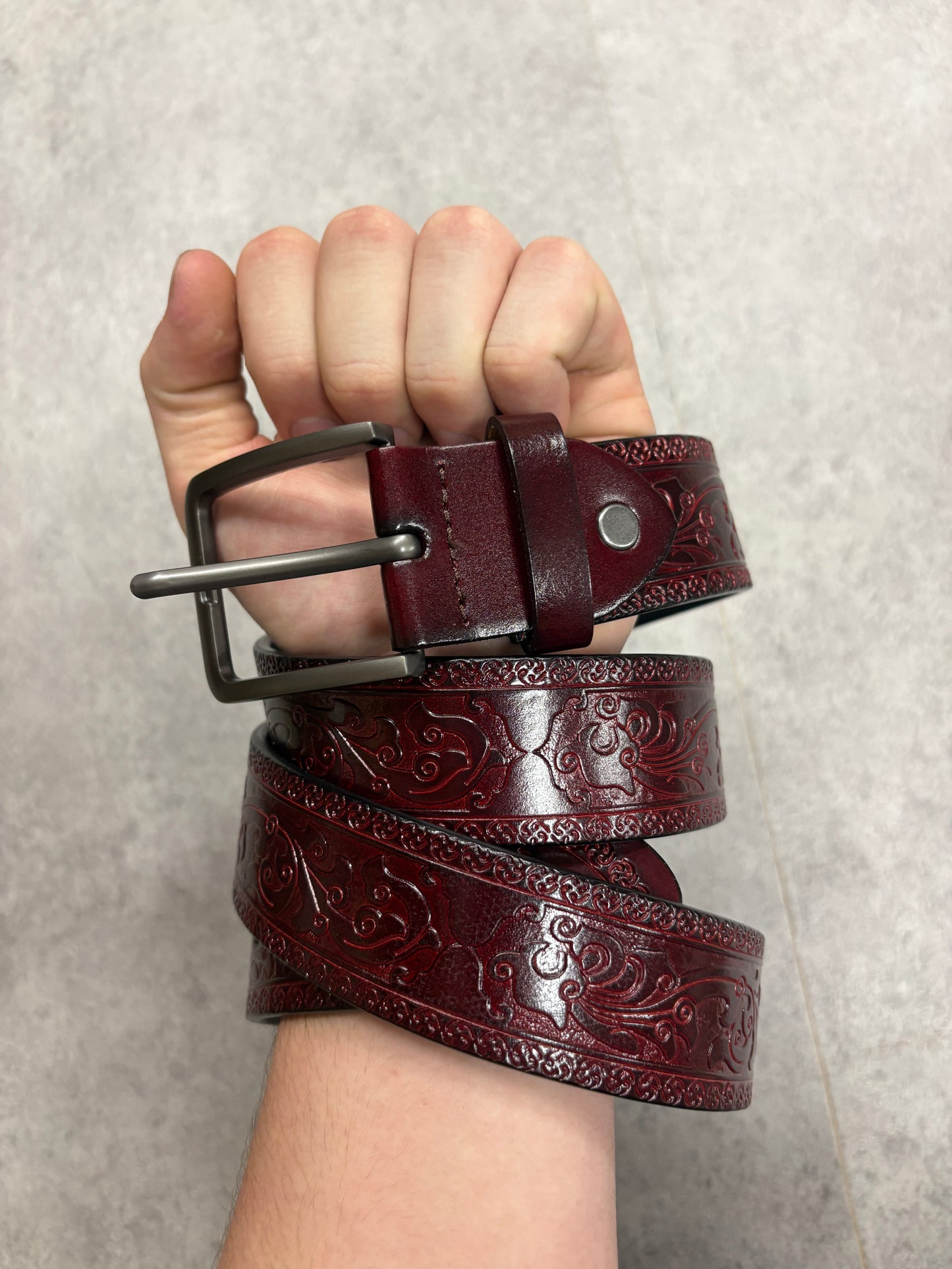 Wine red “ Japanese “ belt