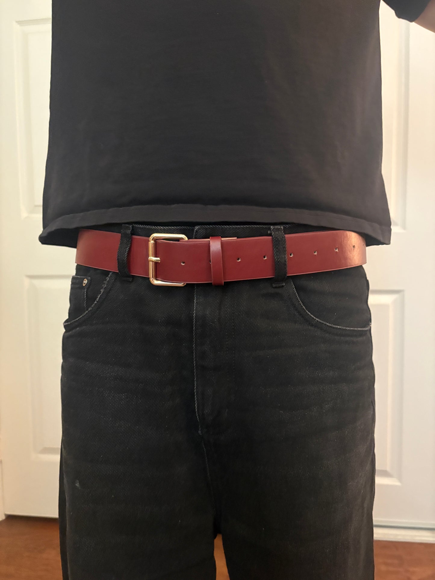Belt , “ wine “ red belt