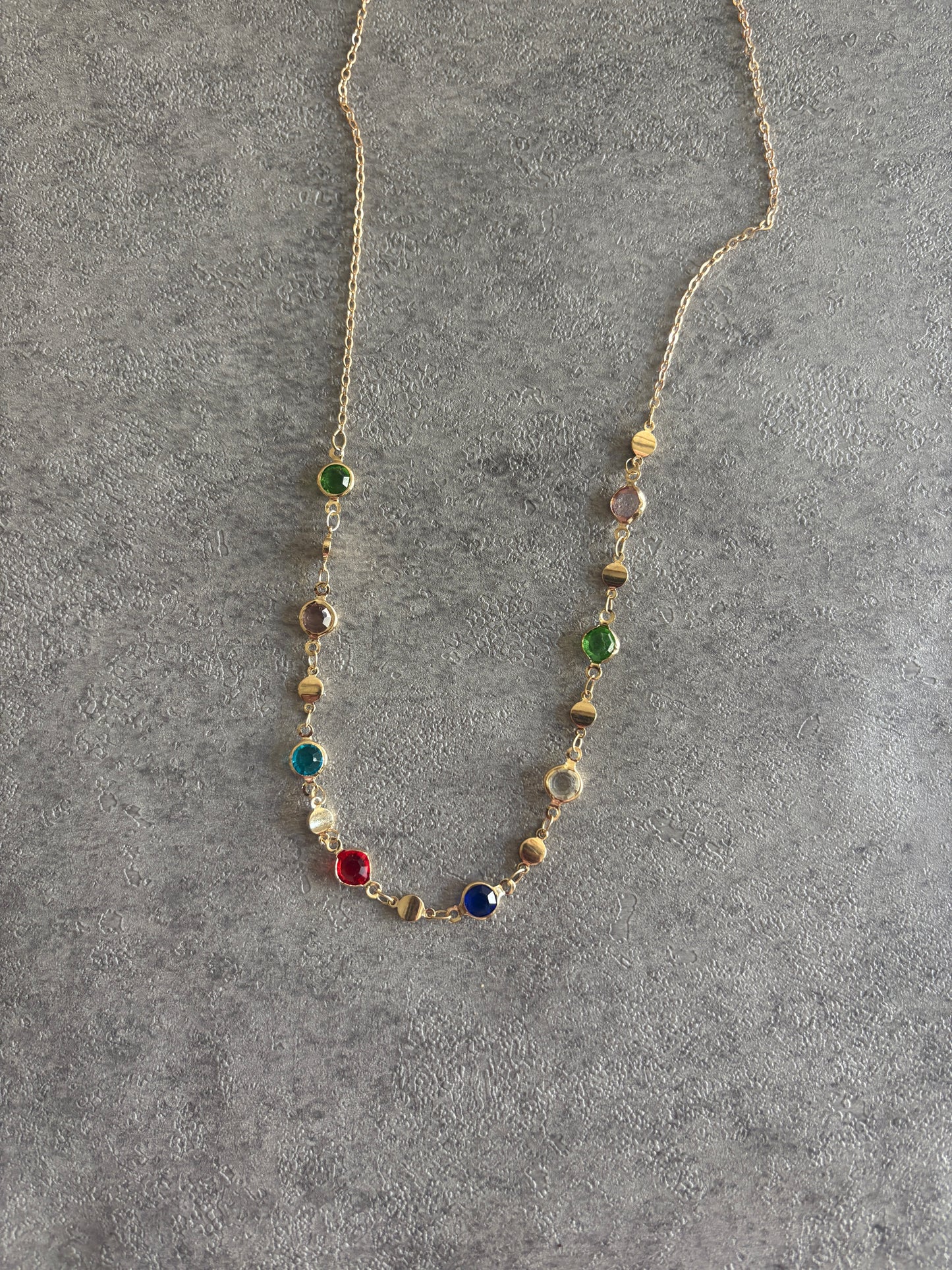 Necklace , gold jewerly sun cross gemstone bundle
