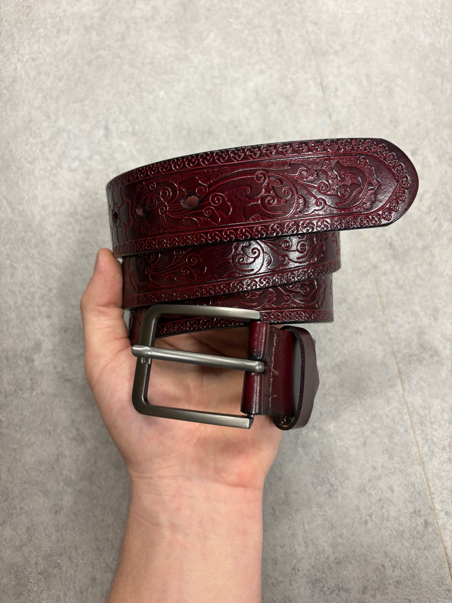Wine red “ Japanese “ belt