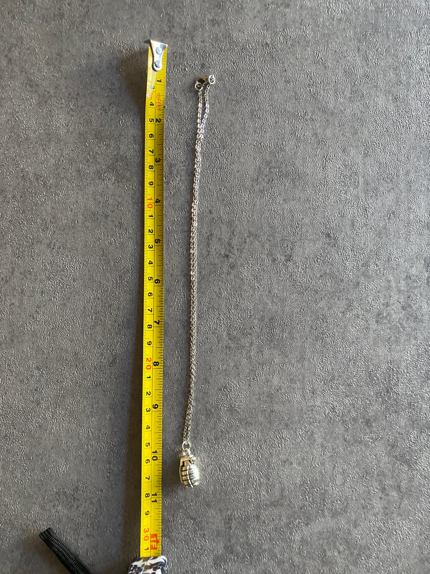 Necklace , Silver grenade chain