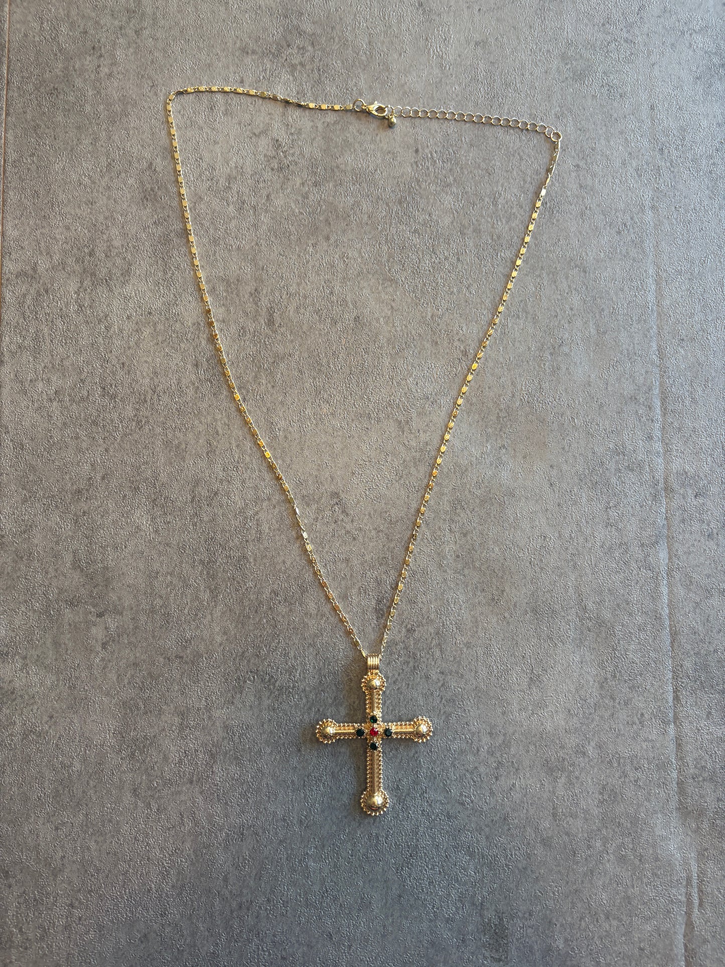 Bundle , gold pearl cross jewerly set