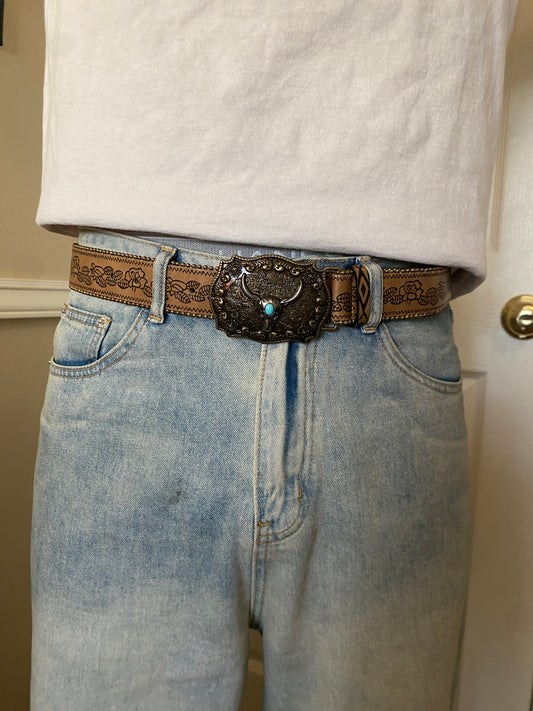 Belt, Western style cowboy belt