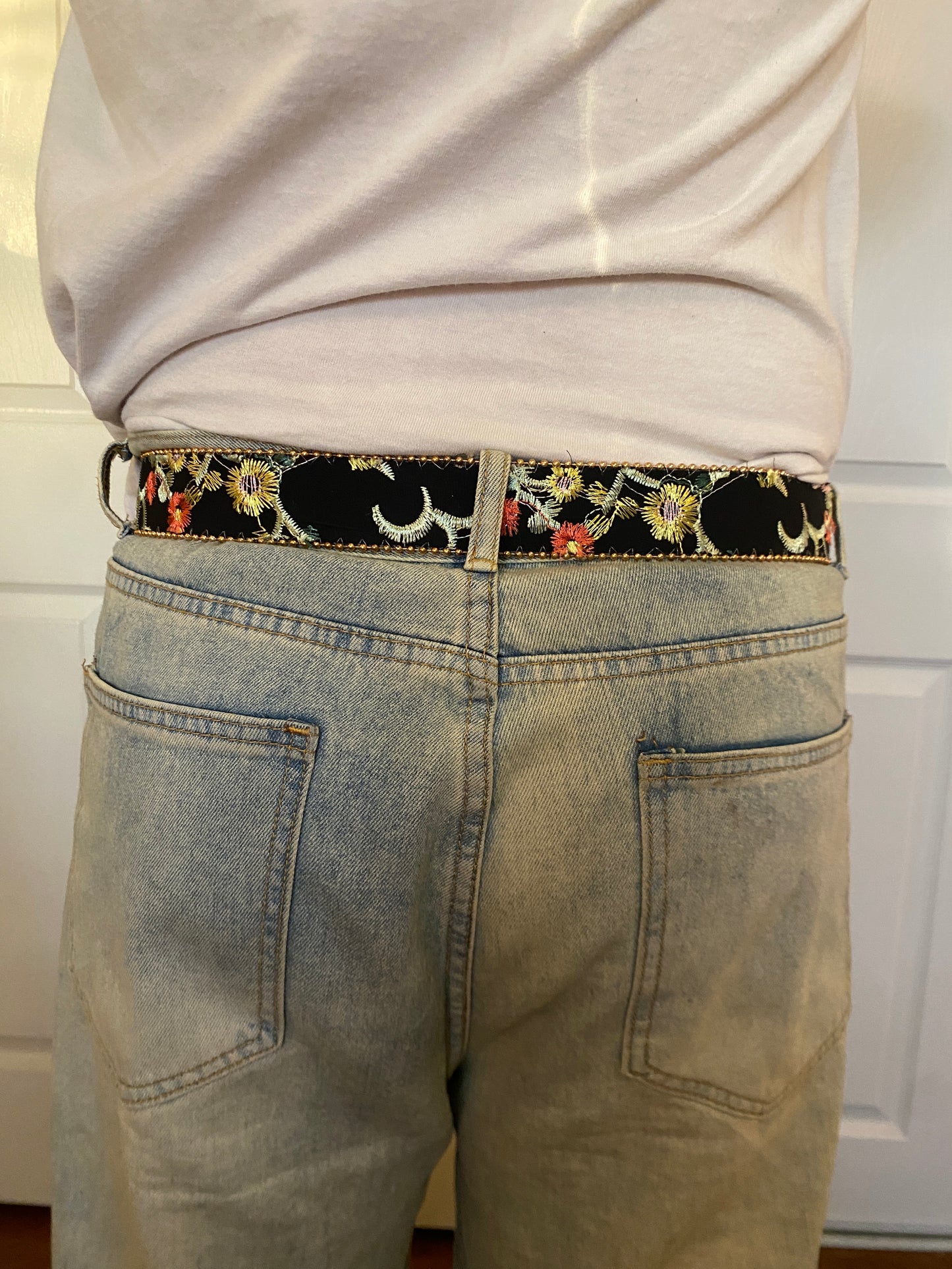 Belt, Floral flower garden belt