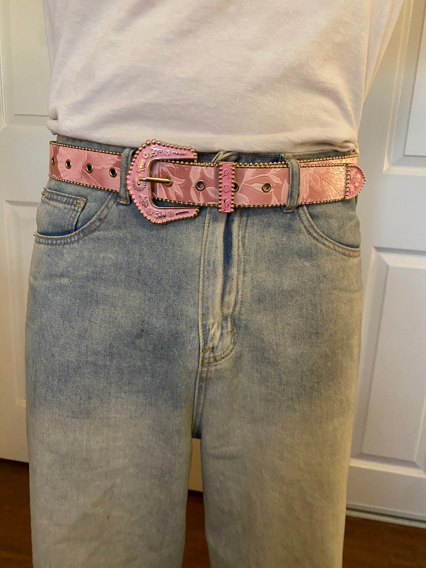 Belt,  hawaiin hibiscus flower belt