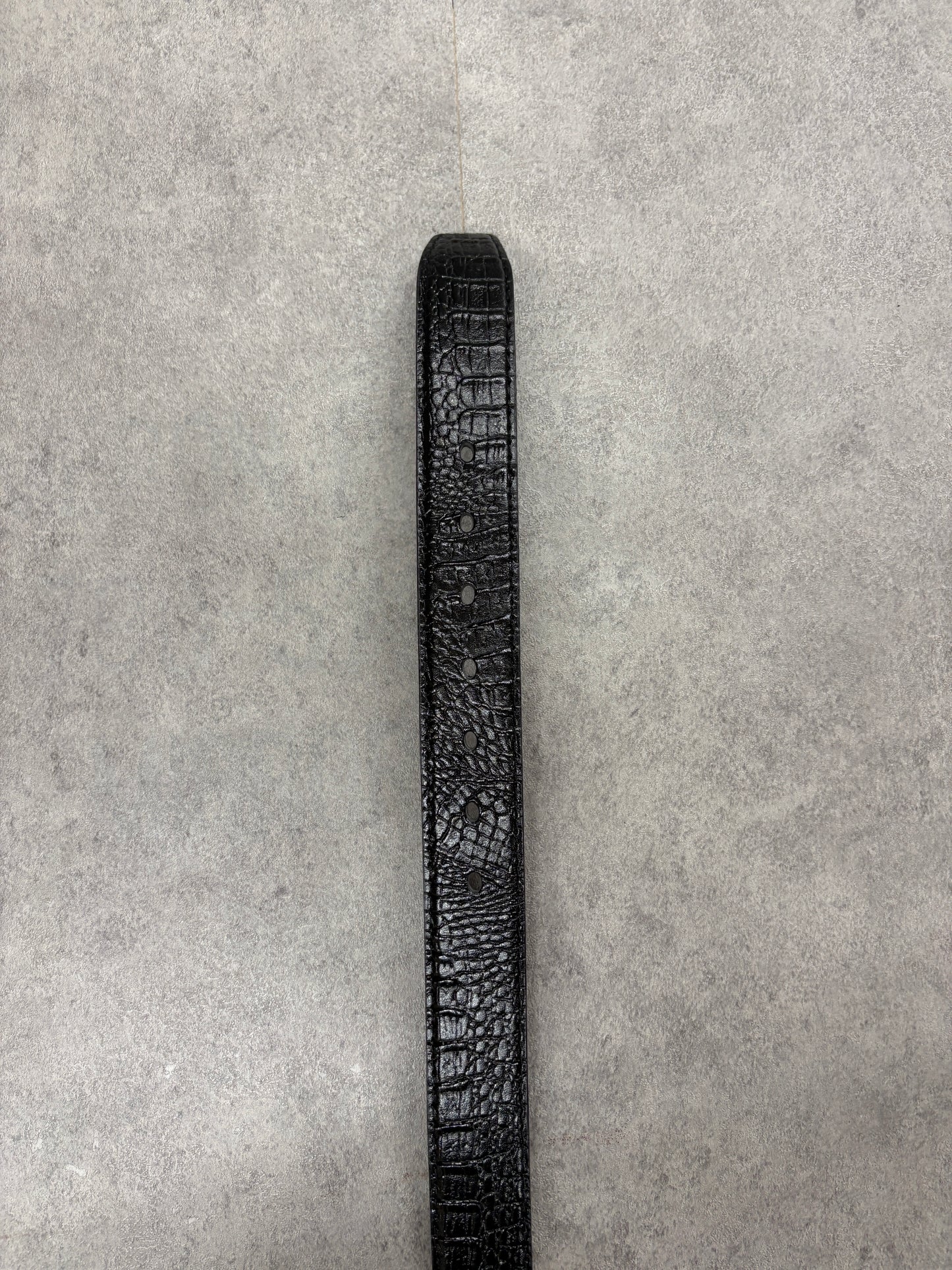Black crocodile belt
